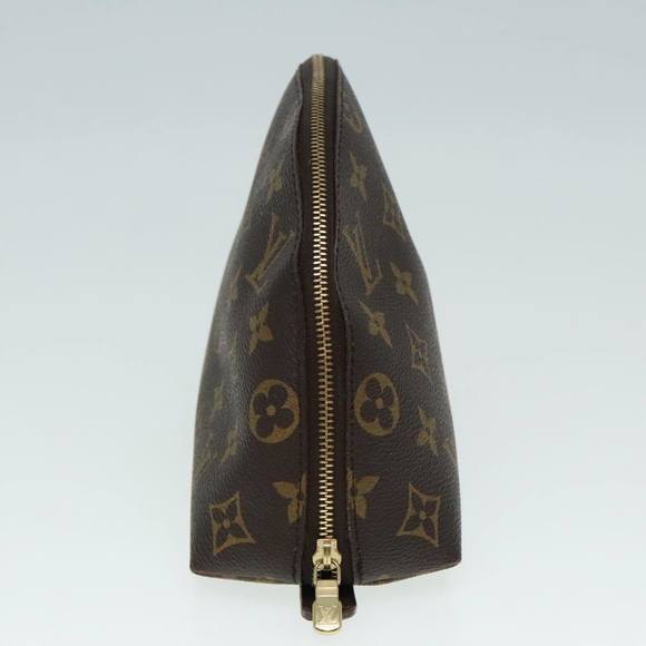 LOUIS VUITTON Monogram Trousse Demi Ronde Cosmetic Pouch M47520 LV Auth 91945 - Picture 4 of 16